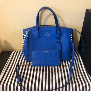 Henri Bendel - Royal Blue Bag & Wallet